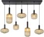 Lucide Hanglamp Maloto Amber 7xe27 - Thumbnail 1