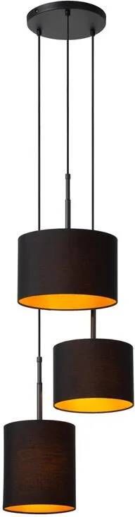 Lucide MAYA Hanglamp Ø 46 cm 3xE27 Zwart