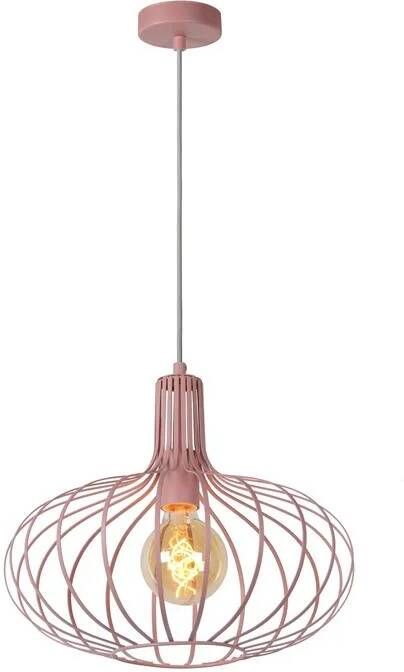 Lucide MERLINA Hanglamp Ø 38 cm 1xE27 Roze