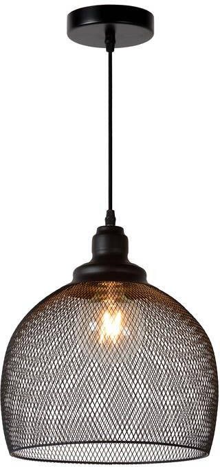 Lucide hanglamp Mesh zwart Ã˜28 cm Leen Bakker