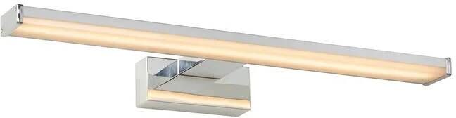 Lucide ONNO Spiegellamp Badkamer LED 1x12W 3000K IP44 Mat chroom