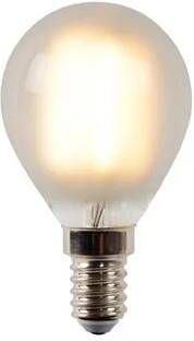 LUCIDE Ledfilamentlamp Mat Glas P45 Dimbaar E14 4w