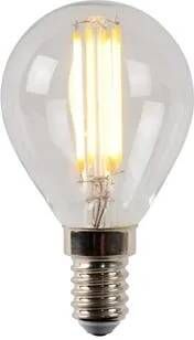Lucide P45 Filament lamp Ø 4 5 cm LED Dimb. E14 1x4W 2700K Transpar