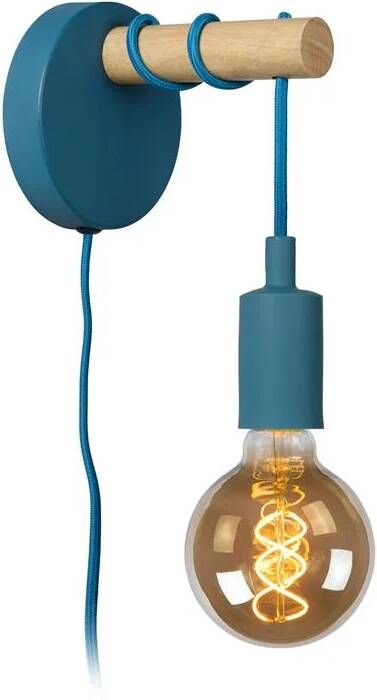 Lucide Wandlamp Paulien Blauw E27