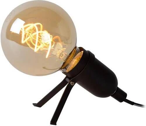 Lucide PUKKI Tafellamp LED E27 1x5W 2200K Zwart