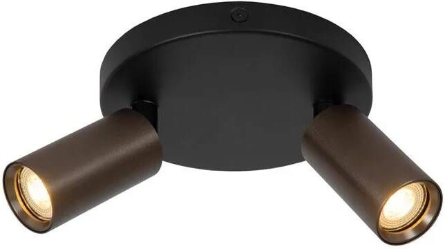 Lucide RITMO Plafondspot Ø 15 cm 2xGU10 (MR11) Koffie