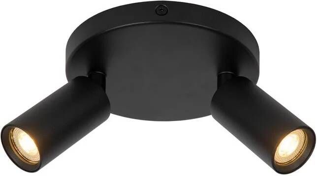 Lucide RITMO Plafondspot Ø 15 cm 2xGU10 (MR11) Zwart