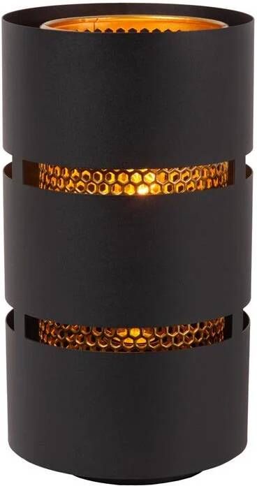 LUCIDE Tafellamp Rosas Zwart Messing ⌀16cm E27
