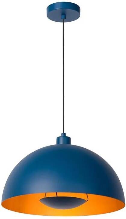 Lucide Hanglamp Siemon Donkerblauw ⌀40cm E27