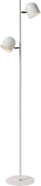 Lucide SKANSKA Vloerlamp LED Dimb. 2x5W 3000K Wit