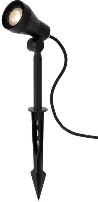 Lucide SPIKE Tuinspot Buiten LED Dimb. GU10 1x5W 3000K IP54 Zwart - Foto 2
