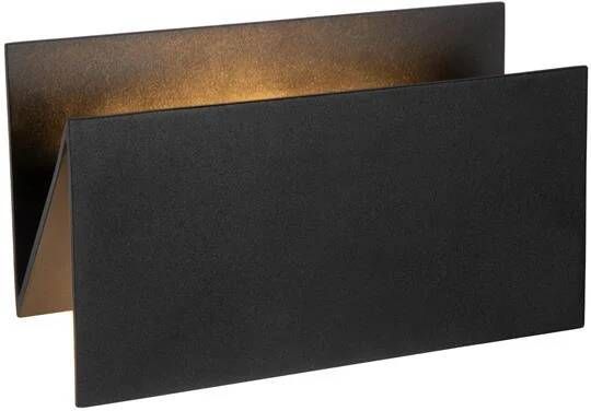 Lucide SWINDON Wandlamp Buiten LED 1x16W 2700K IP54 Zwart