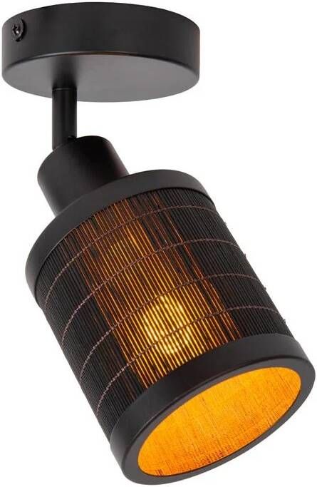 Lucide TAGALOG Plafondspot Ø 10 cm 1xE27 Zwart