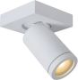 Lucide TAYLOR Plafondspot Badkamer LED Dim to warm GU10 1x5W 2200K 3000K IP44 Wit - Thumbnail 1