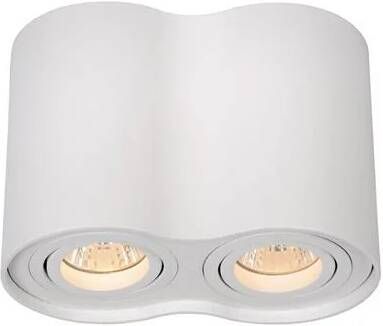 LUCIDE Plafondspot Tube Wit 2xgu10 50w