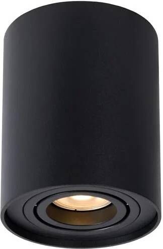 Lucide TUBE Plafondspot Ø 9 6 cm 1xGU10 Zwart