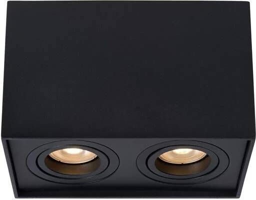 Lucide TUBE Plafondspot 2xGU10 Zwart