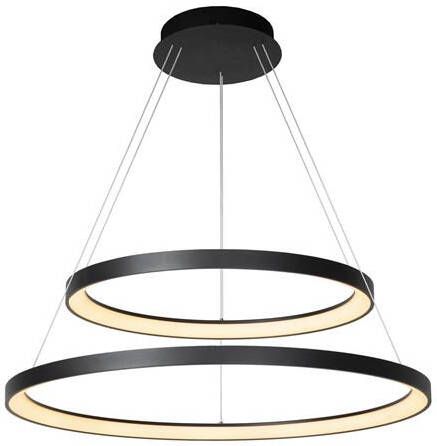 Lucide VIDAL Hanglamp Ø 78 cm LED Dimb. 1x92W 2700K Zwart