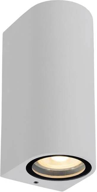 Lucide ZARO Wandspot Buiten 2xGU10 IP44 Wit