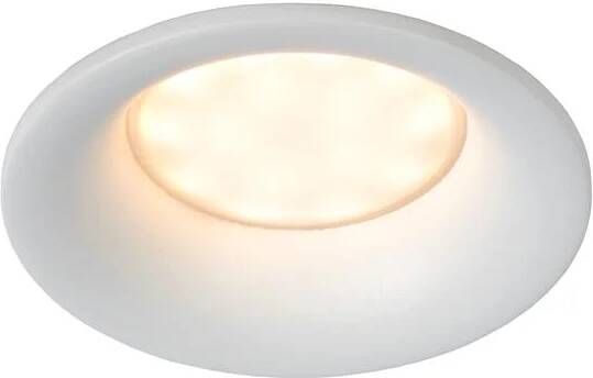 Lucide ZIVA Inbouwspot Badkamer Ø 8 5 cm 1xGU10 IP44 Wit