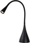 Lucide ZOZY Bureaulamp LED Dimb. 1x3W 3000K 3 StepDim Zwart - Thumbnail 1