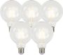 LUEDD Set Van 5 E27 Dimbare Led Lampen G95 5w 470 Lm 2700k - Thumbnail 2