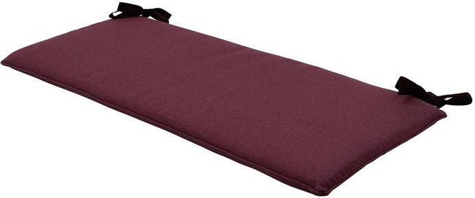 Madison Bankkussen 140x48 Rood Bordeaux Recycled Canvas
