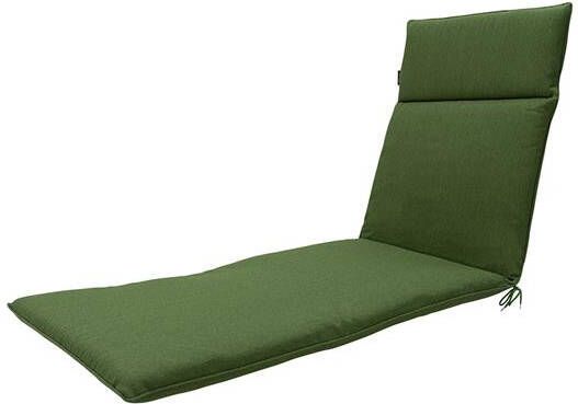 Madison Ligbedkussen 190x60 Groen Beige Recycled Canvas