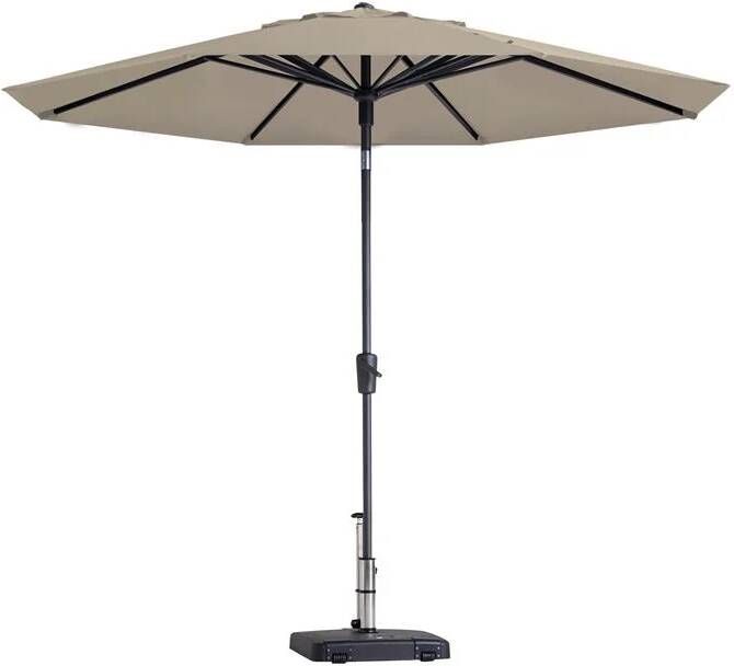 Madison Parasol Paros II Round Ecru 300cm Beige - Foto 2