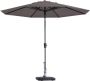 Madison Parasol Paros II Round Taupe 300cm Bruin - Thumbnail 2
