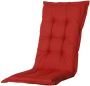 Madison Tuinstoelkussen Basic 123 X 50 X 7 Cm Polykatoen Rood - Thumbnail 2