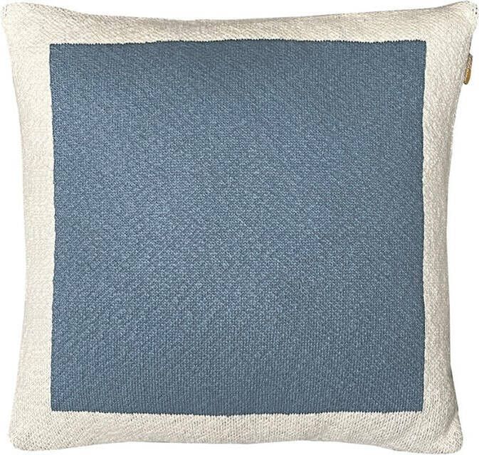 Malagoon Solid Poster Sierkussen 50 x 50 cm Mistig Blauw