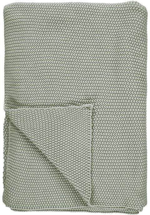 Marc O'Polo Nordic Knit Plaid Garden Green 130x170 cm