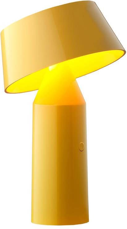 Marset Bicoca tafellamp LED oplaadbaar geel