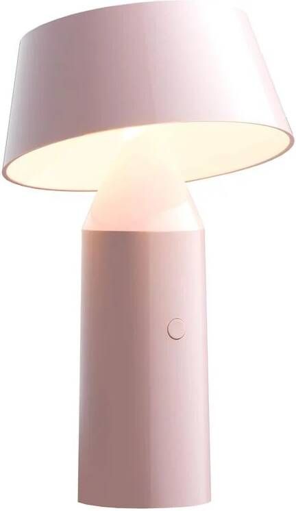 Marset Bicoca tafellamp LED oplaadbaar pale pink