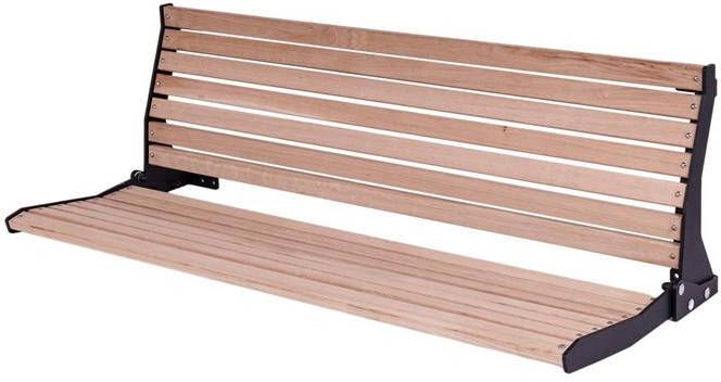 MaximaVida opklapbare gevelbank Jordaan met rugleuning 150 cm