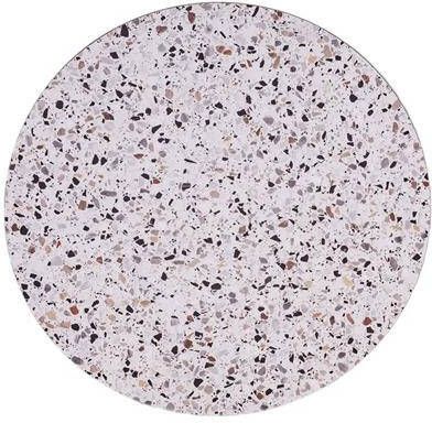 MaximaVida rond tafelblad Lucca 75 cm HPL terrazzo look