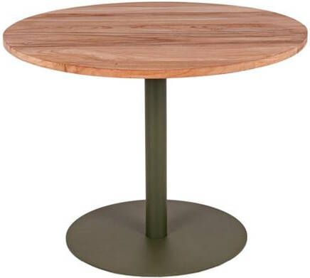 MaximaVida ronde eettafel Java olijfgroen 100 cm zware 55 kg uitvoer