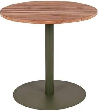 MaximaVida ronde eettafel Java olijfgroen 80 cm zware 49 kg uitvoeri