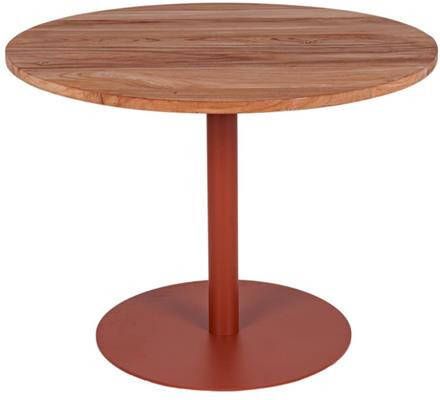 MaximaVida ronde eettafel Java roestbruin 100 cm zware 55 kg uitvoer
