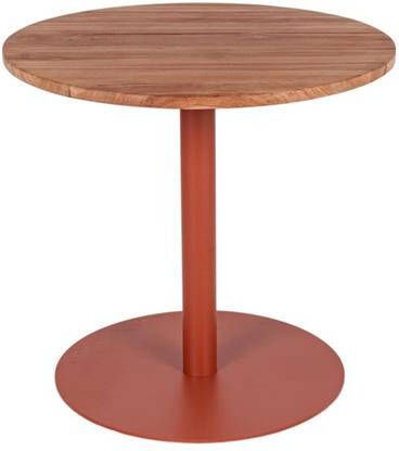 MaximaVida ronde eettafel Java roestbruin 80 cm zware 49 kg uitvoeri