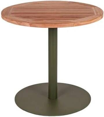 MaximaVida Ronde tuintafel Java olijfgroen 80 cm