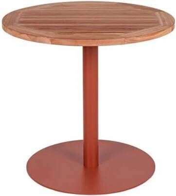 MaximaVida Ronde tuintafel Java roestbruin 80 cm
