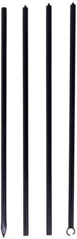 MaximaVida set metalen verlichting palen New York 360 cm 4 stuks