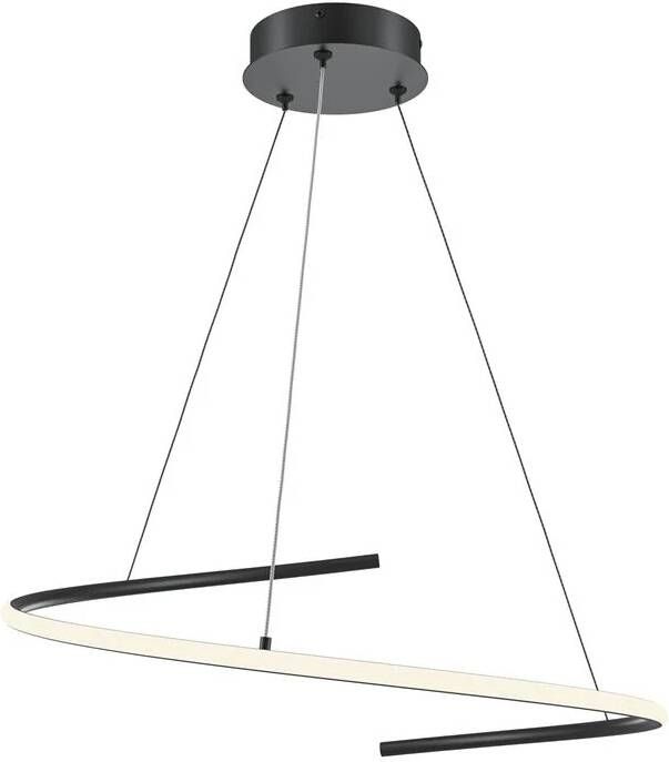 Maytoni Hanglamp Curve Zwart Ø60