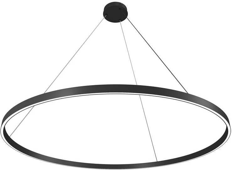 Maytoni Hanglamp Rim Zwart Ø120