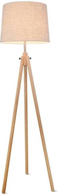 Maytoni Vloerlamp Calvin Beige Ø51