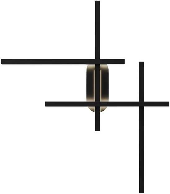 Maytoni Wandlamp Halo Zwart