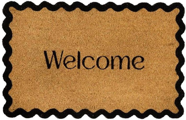 MD-Entree Deurmat Kokosmat Wave Welcome 45 x 70 cm