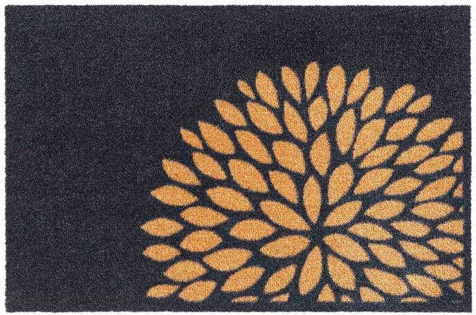 Strabox Schoonloopmat Ambiance Flowers Copper 50x75 Cm